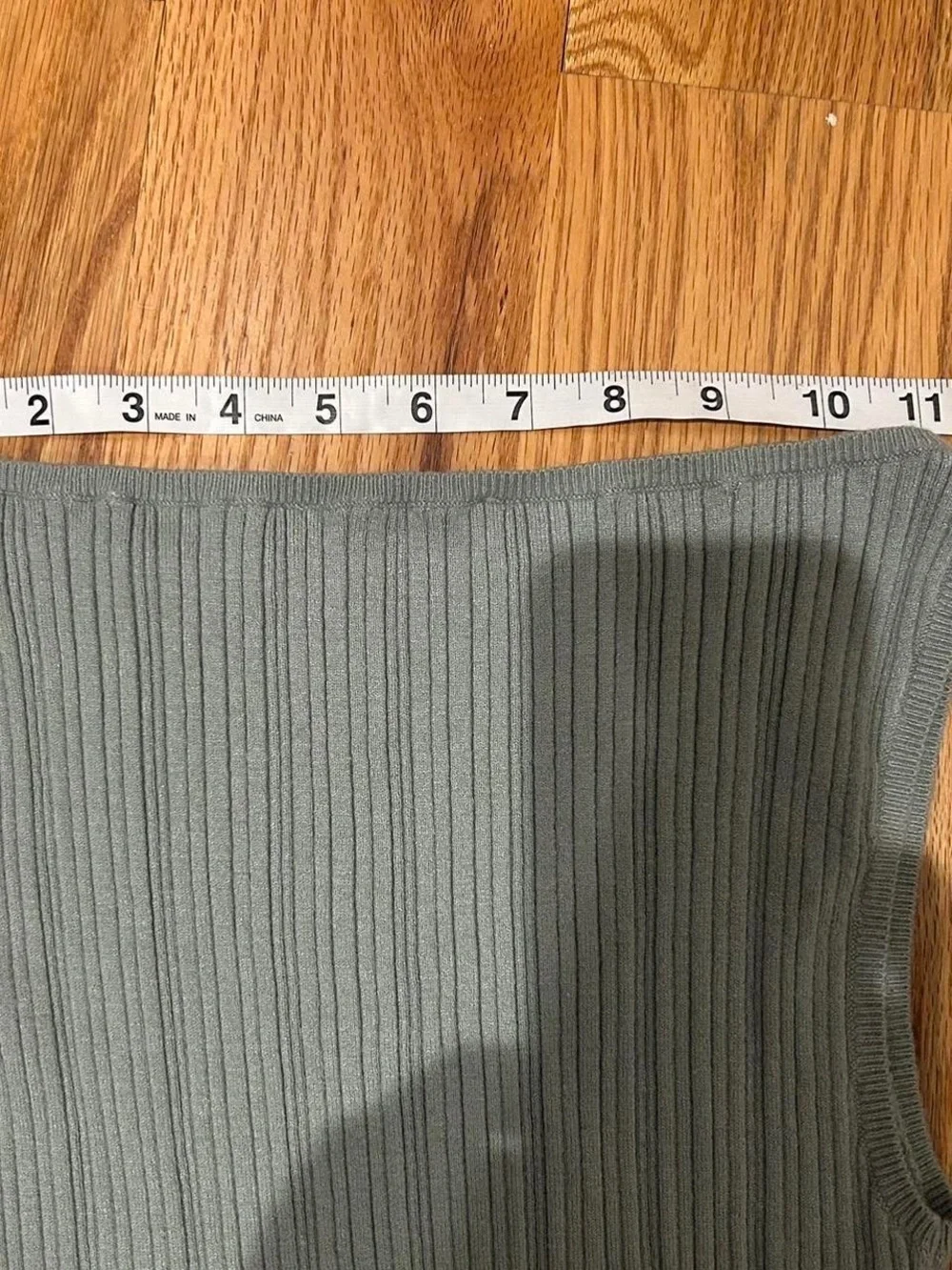 Abercrombie & Fitch Ribbed Sleeveless Dress - Sage Green, Size S. NWT!!